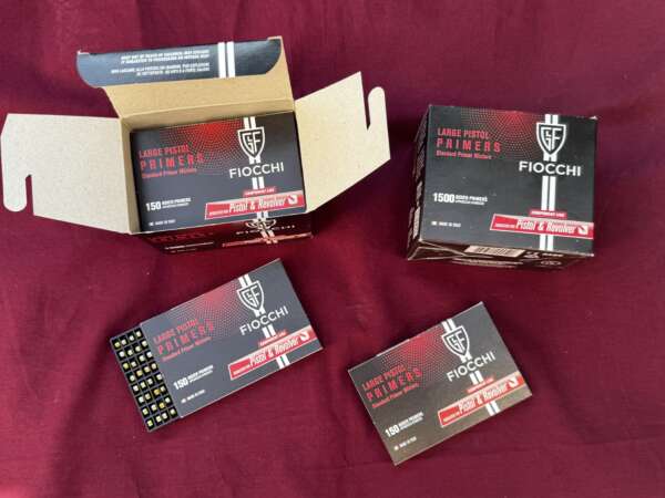 FIOCCHI LARGE PISTOL PRIMERS