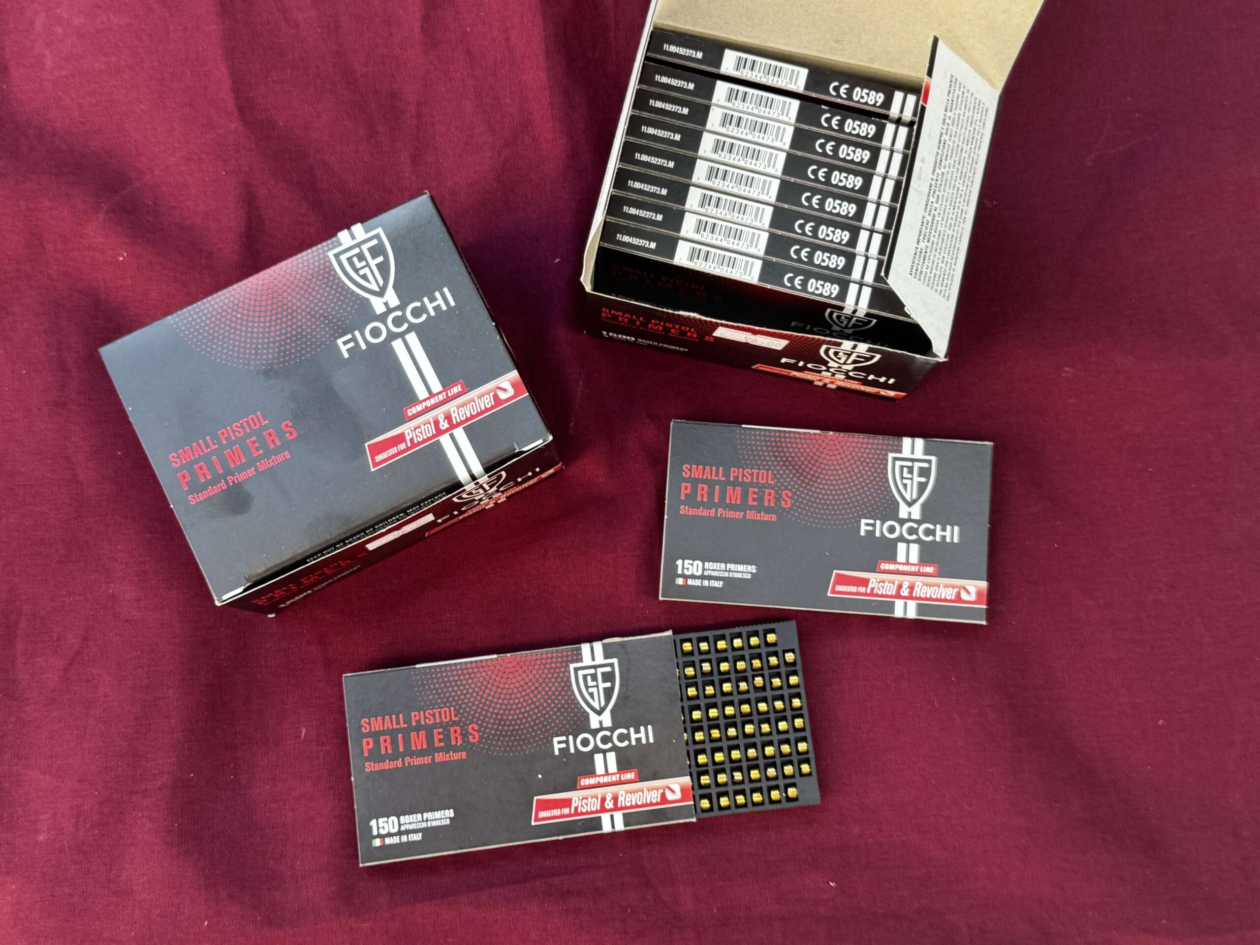 FIOCCHI SMALL PISTOL PRIMERS