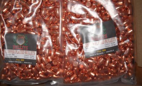 BULLETS 124GRS RN 9MM