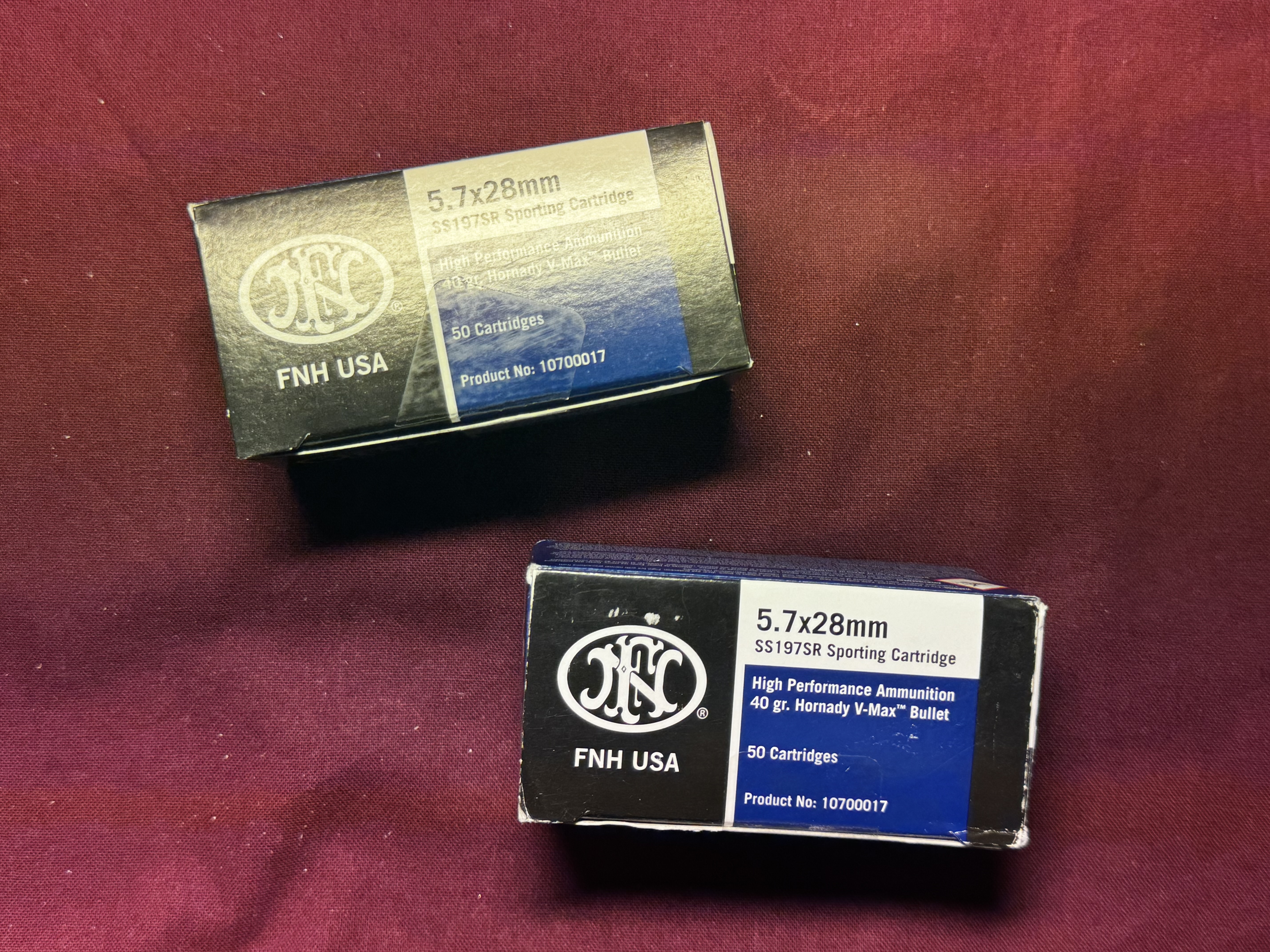 FNH USA 5,7x28 40gr Hornady V-MAX