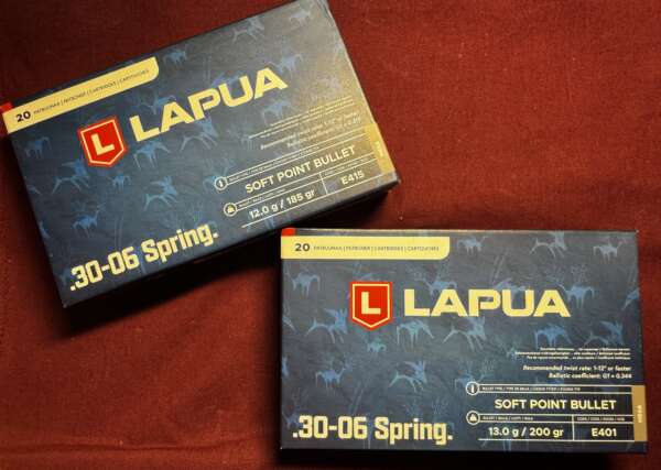 LAPUA 30-06 SOFT POINT MEGA 12g/13g