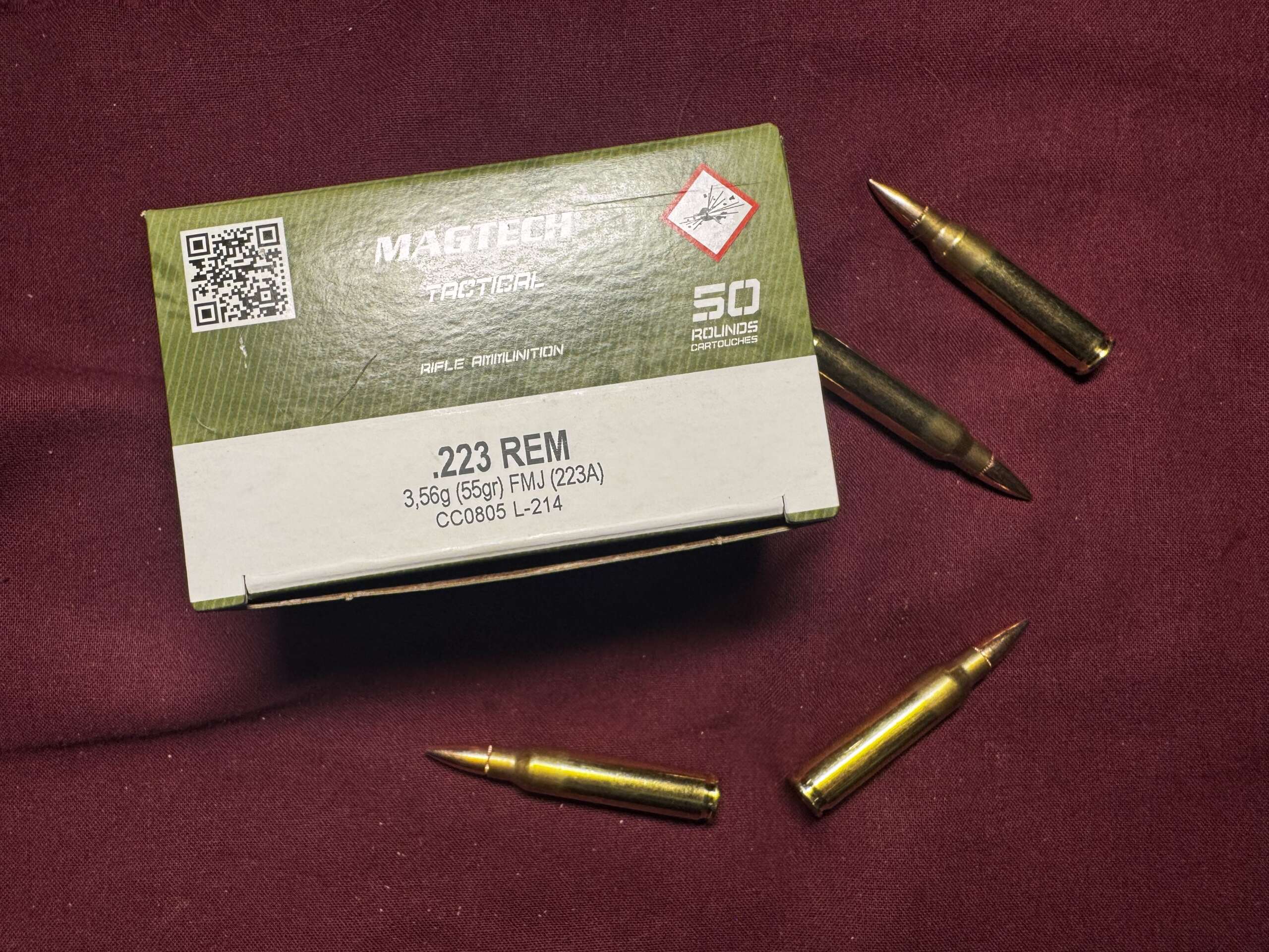 MAGTECH 223REM 55GRS FMJ