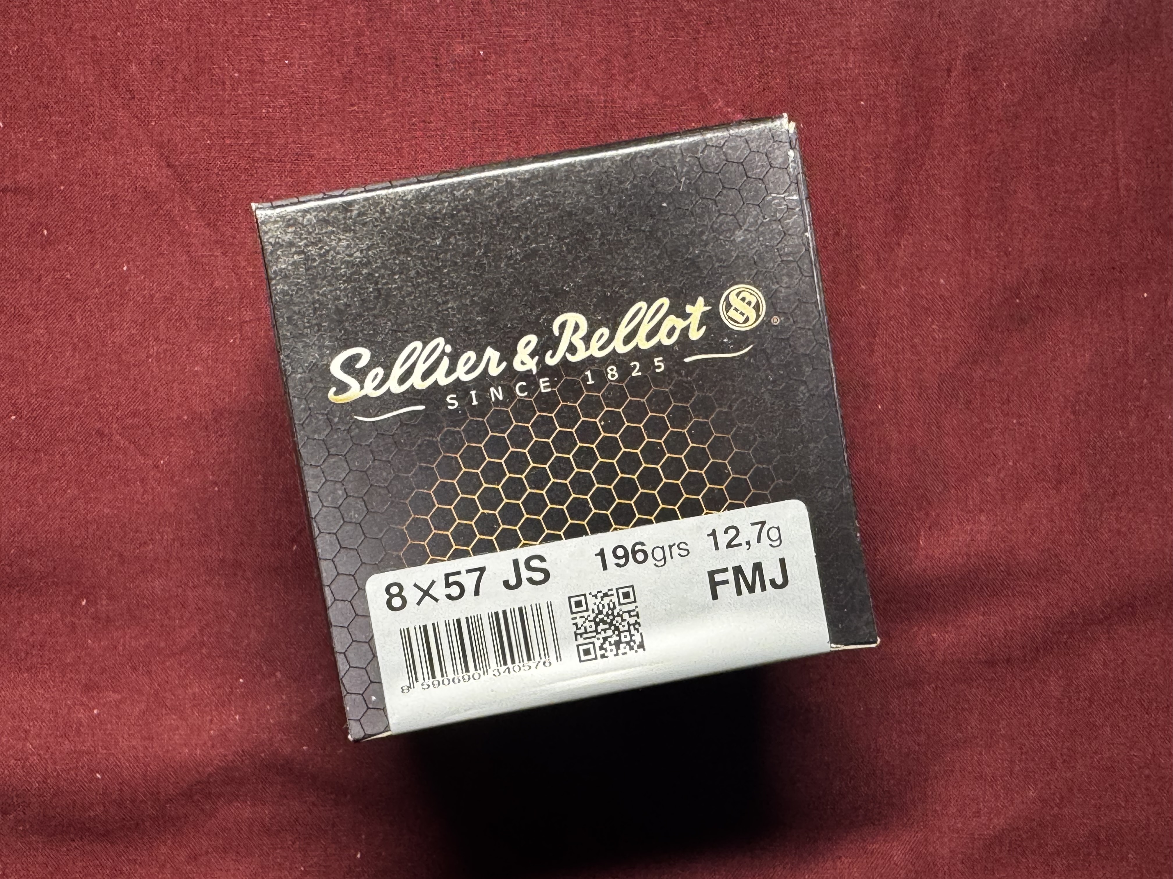 SELLIER&BELLOT 8X57 JS FMJ 196GRS