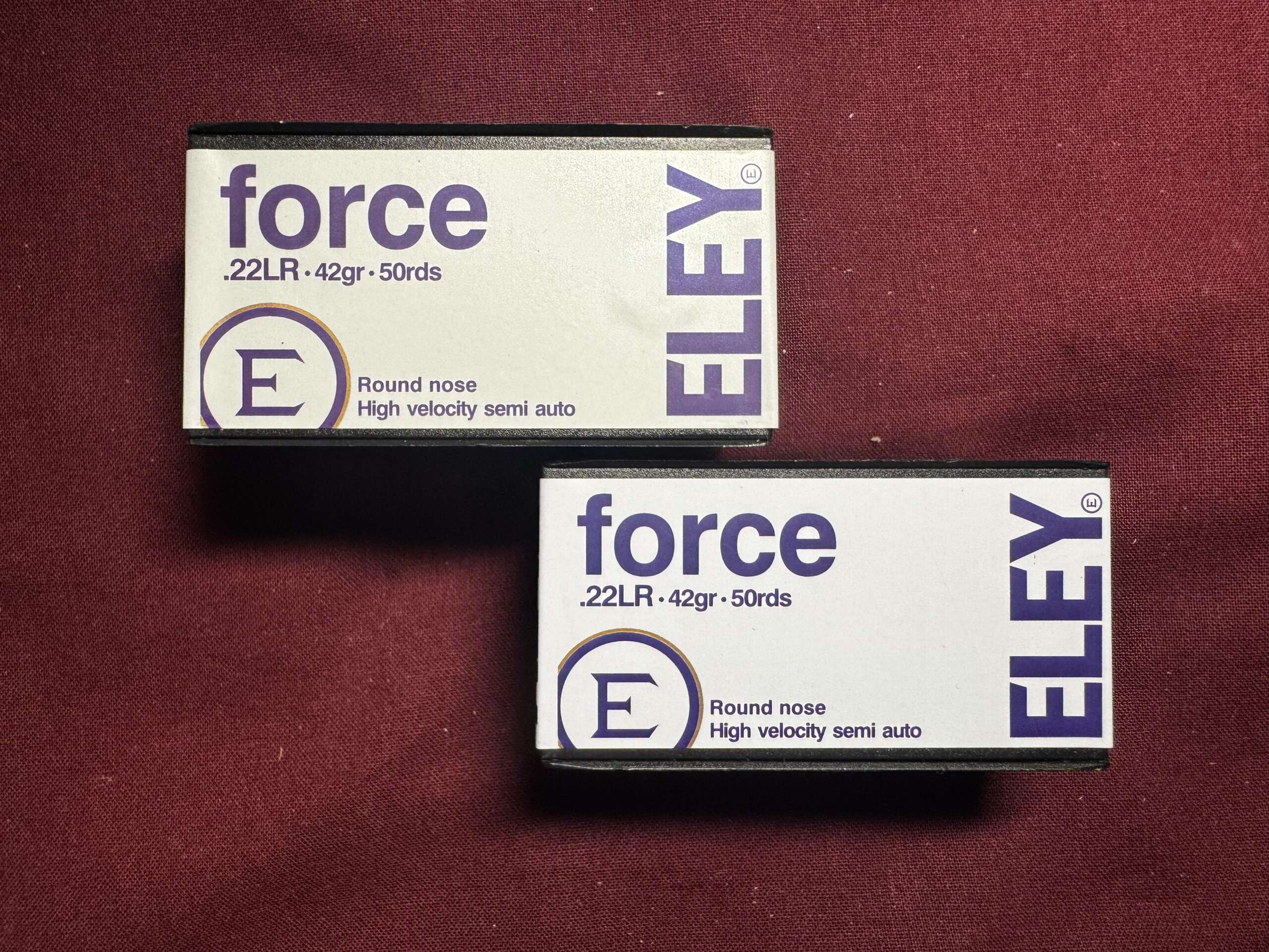 ELEY 22LR FORCE 42GR HIGH VELOCITY
