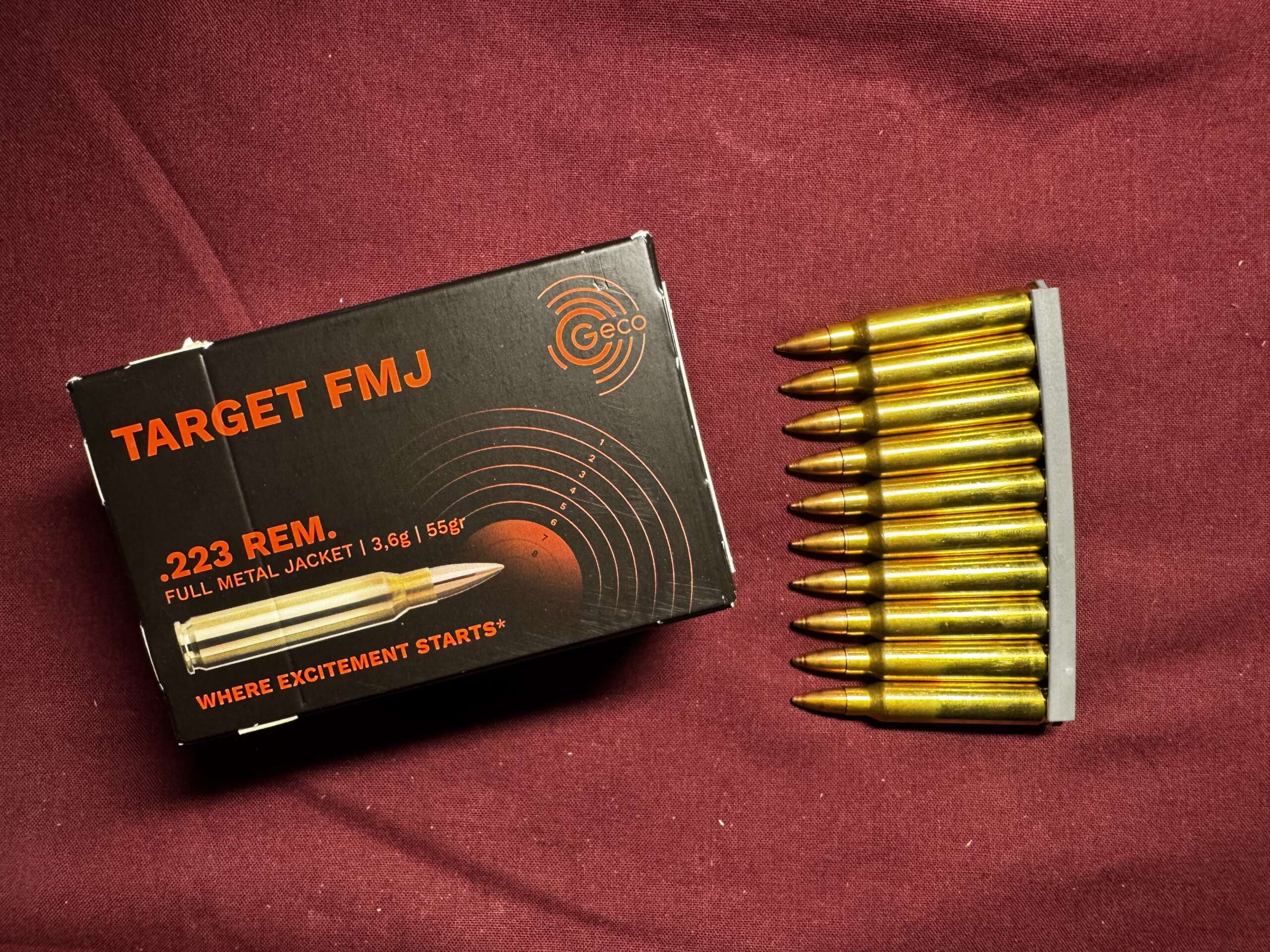GECO 223REM TARGET FMJ 55GRS