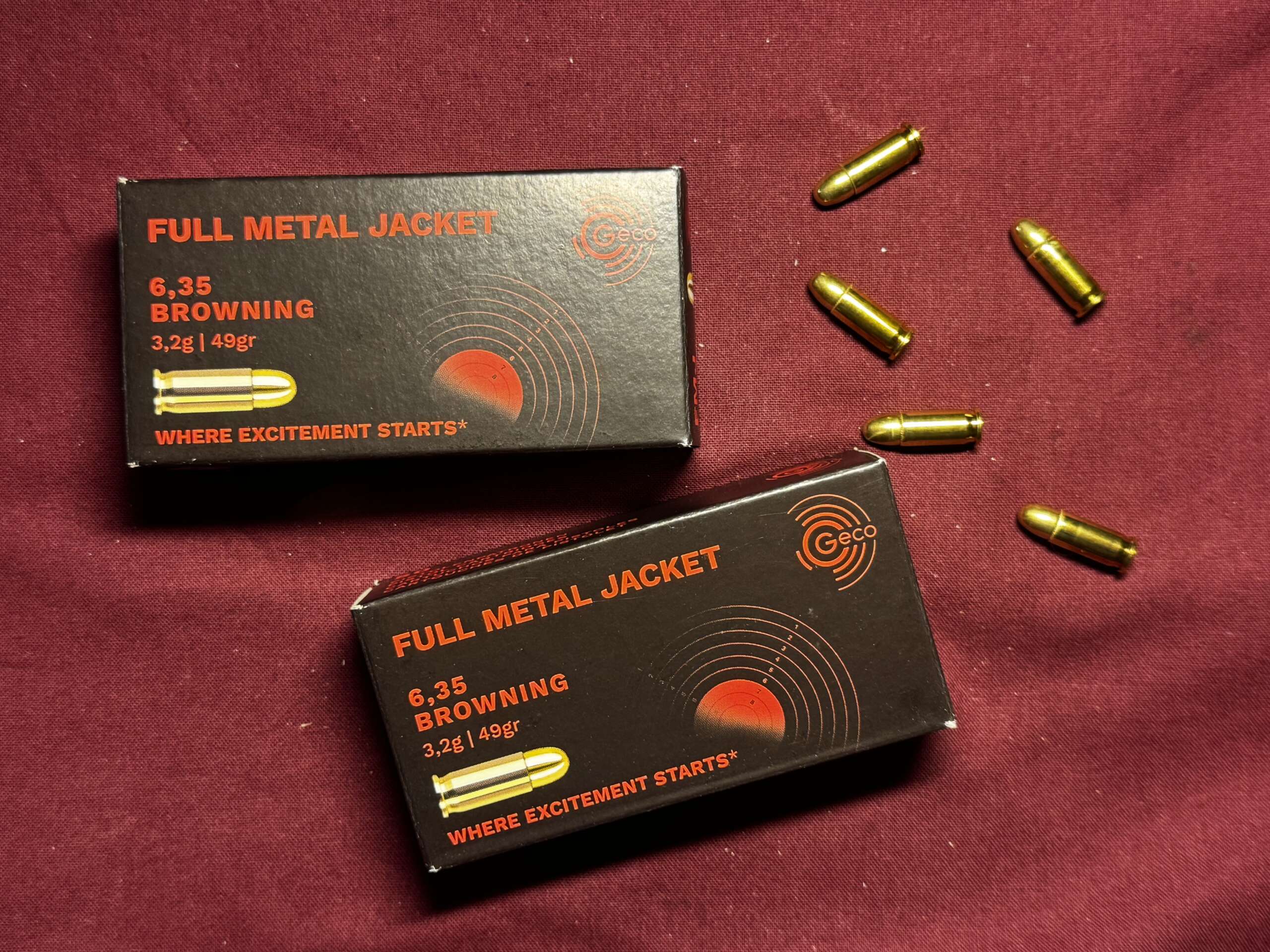 GECO 6,35 BROWNING 49GR FMJ