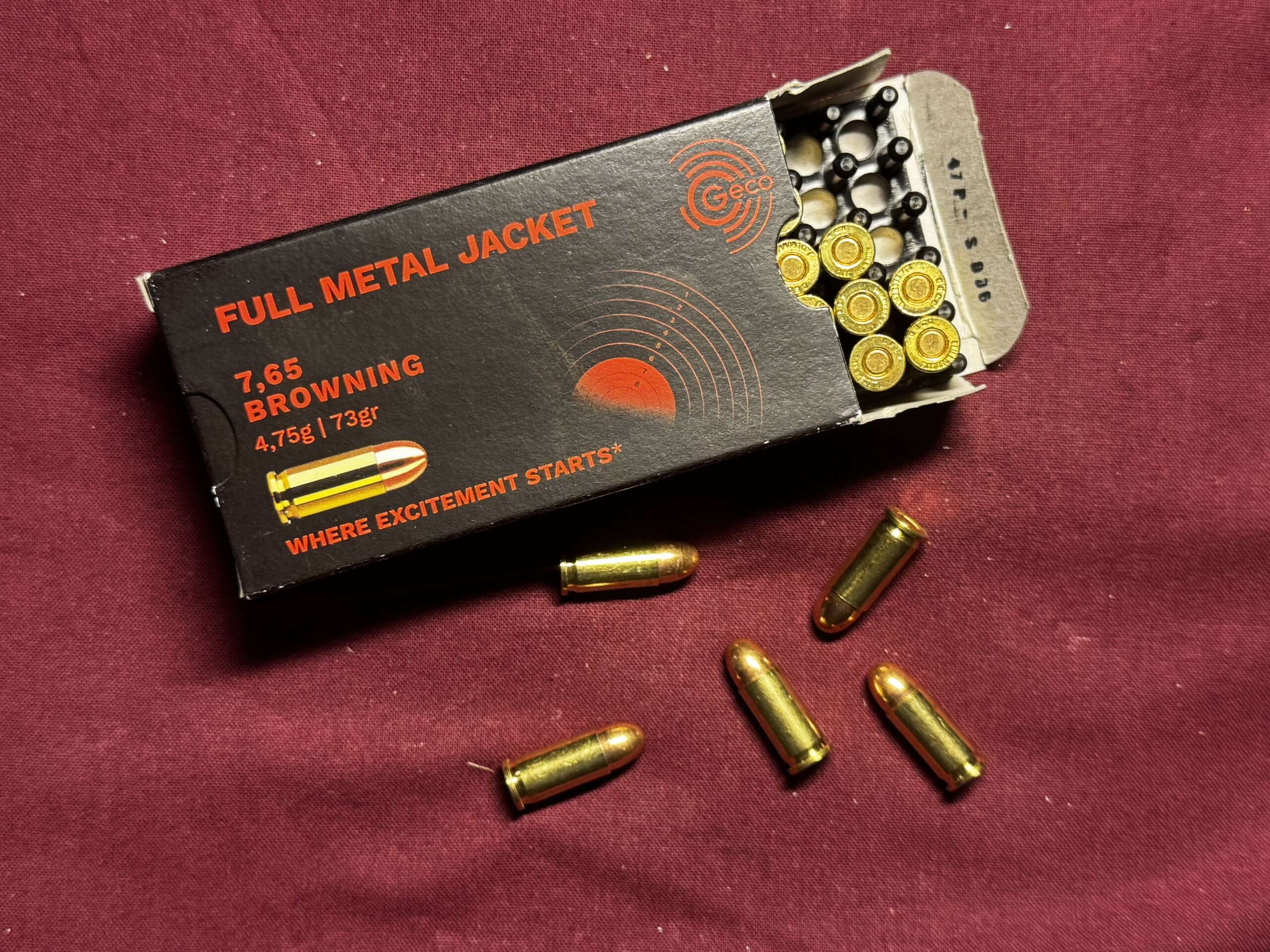 GECO 7,65 BROWNING 73GR FMJ