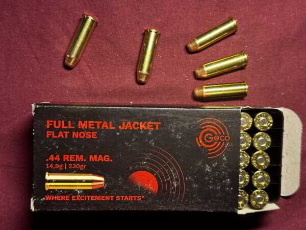 GECO 44REM.MAG. 230GR FMJ FN