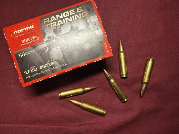 NORMA 308 WIN 150GRS FMJ