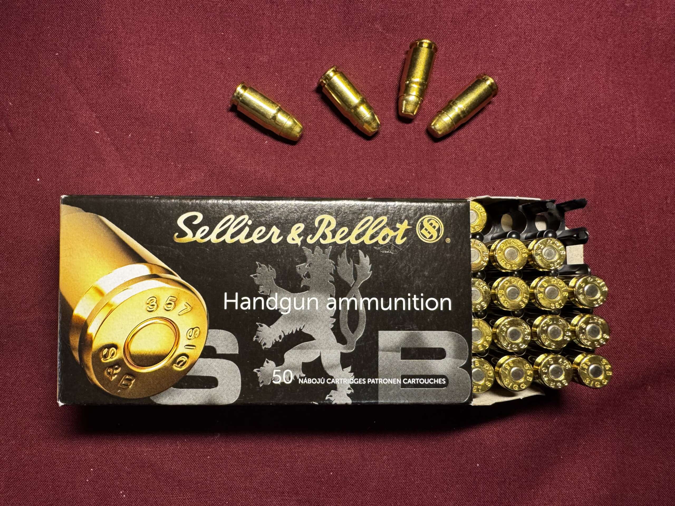SELLIER&BELLOT 357SIG 140GRS FMJ