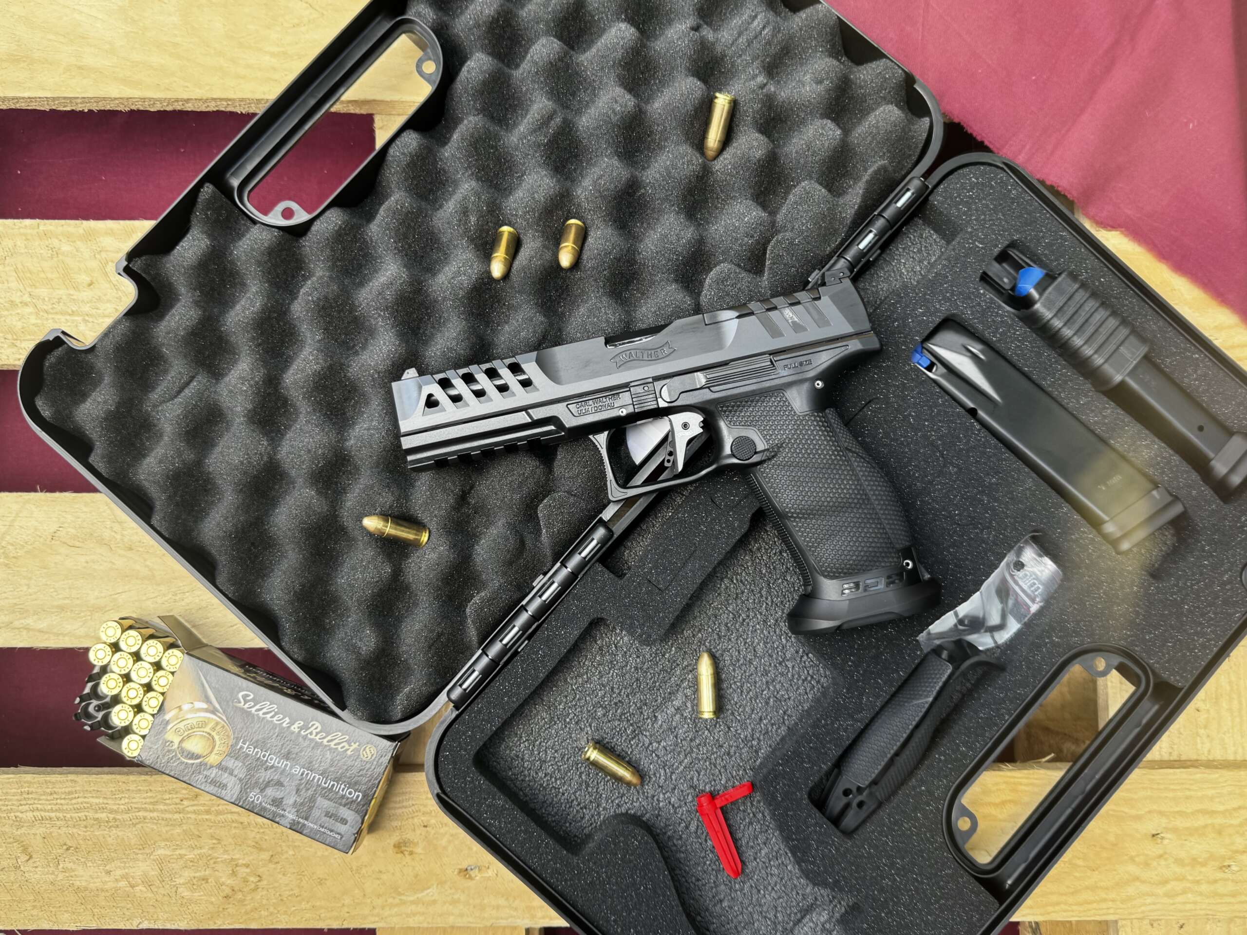 PISTOLET WALTHER FULLSIZE 5,0" POLYMER MATCH
