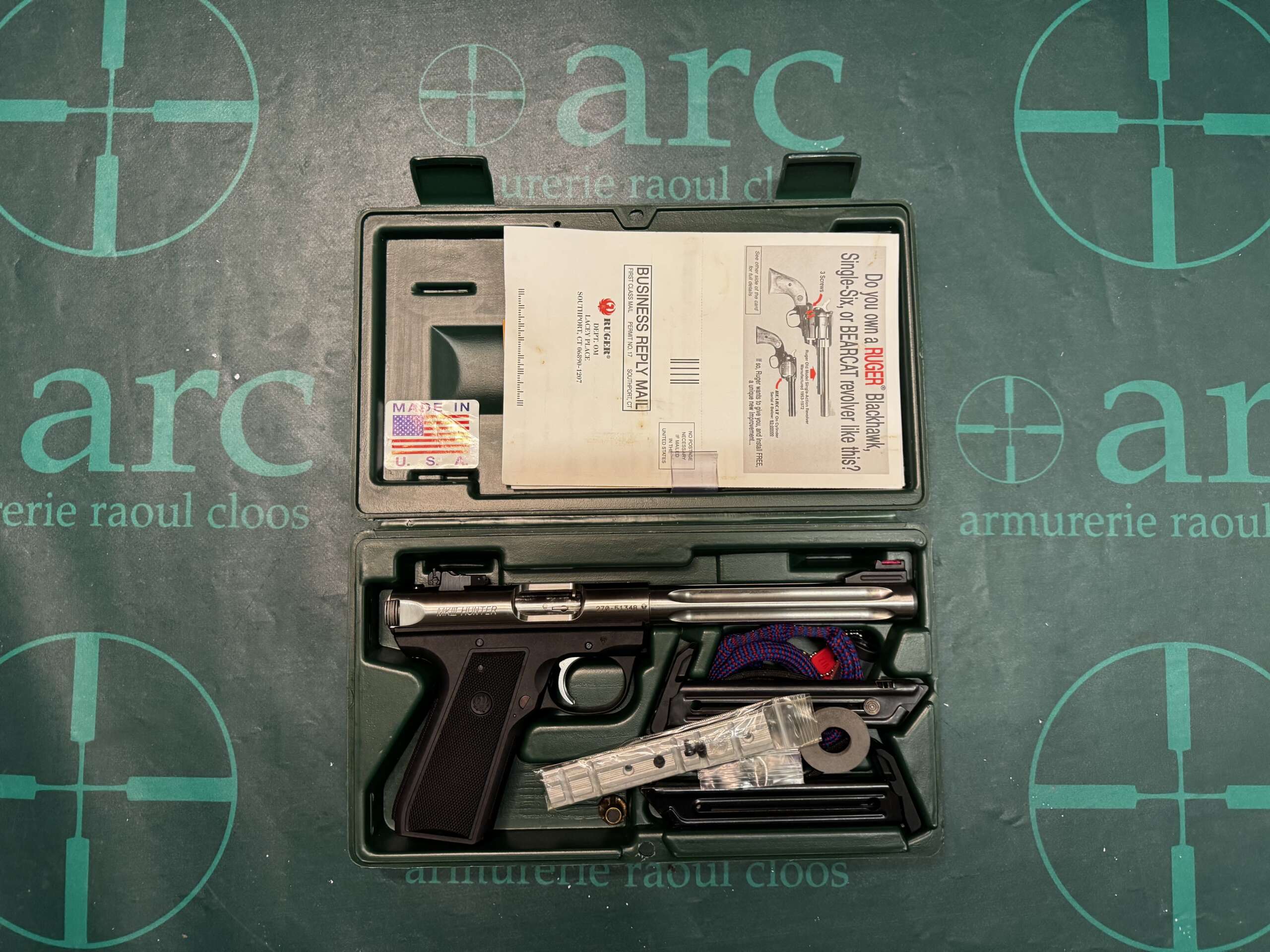 PISTOLET RUGER MKIII