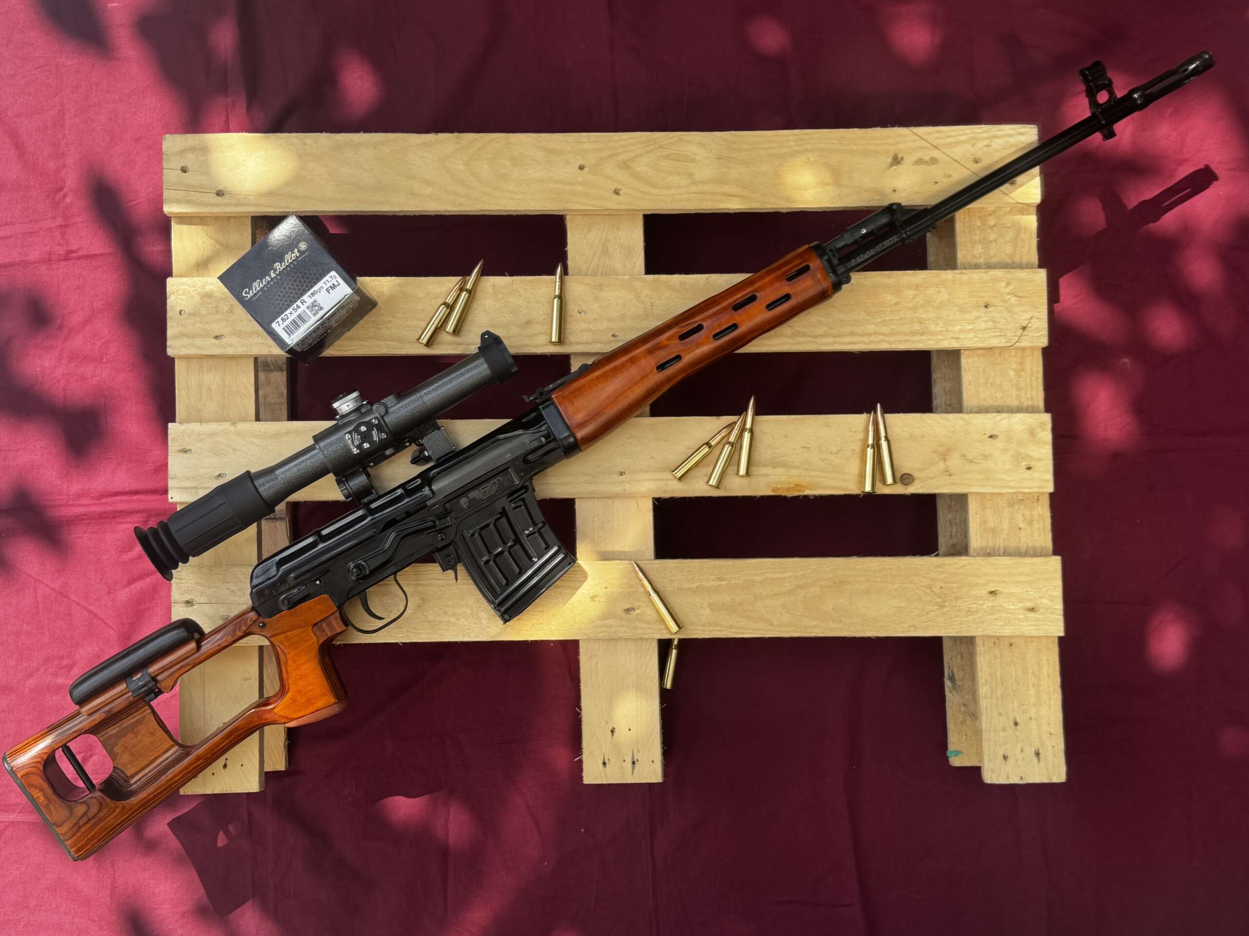 CARABINE SDM 1985 (DRAGUNOV) + LUNETTE