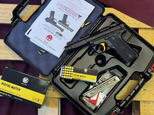 PISTOLER RUGER MARK IV 22/45 LITE BLACK ANODIZED