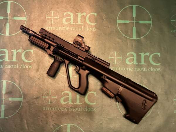 CARABINE STEYR AUG-2+RED DOT HOLOSUN HS510C+MAGPUL GRIP+CORVUS DEFENSIO KITS