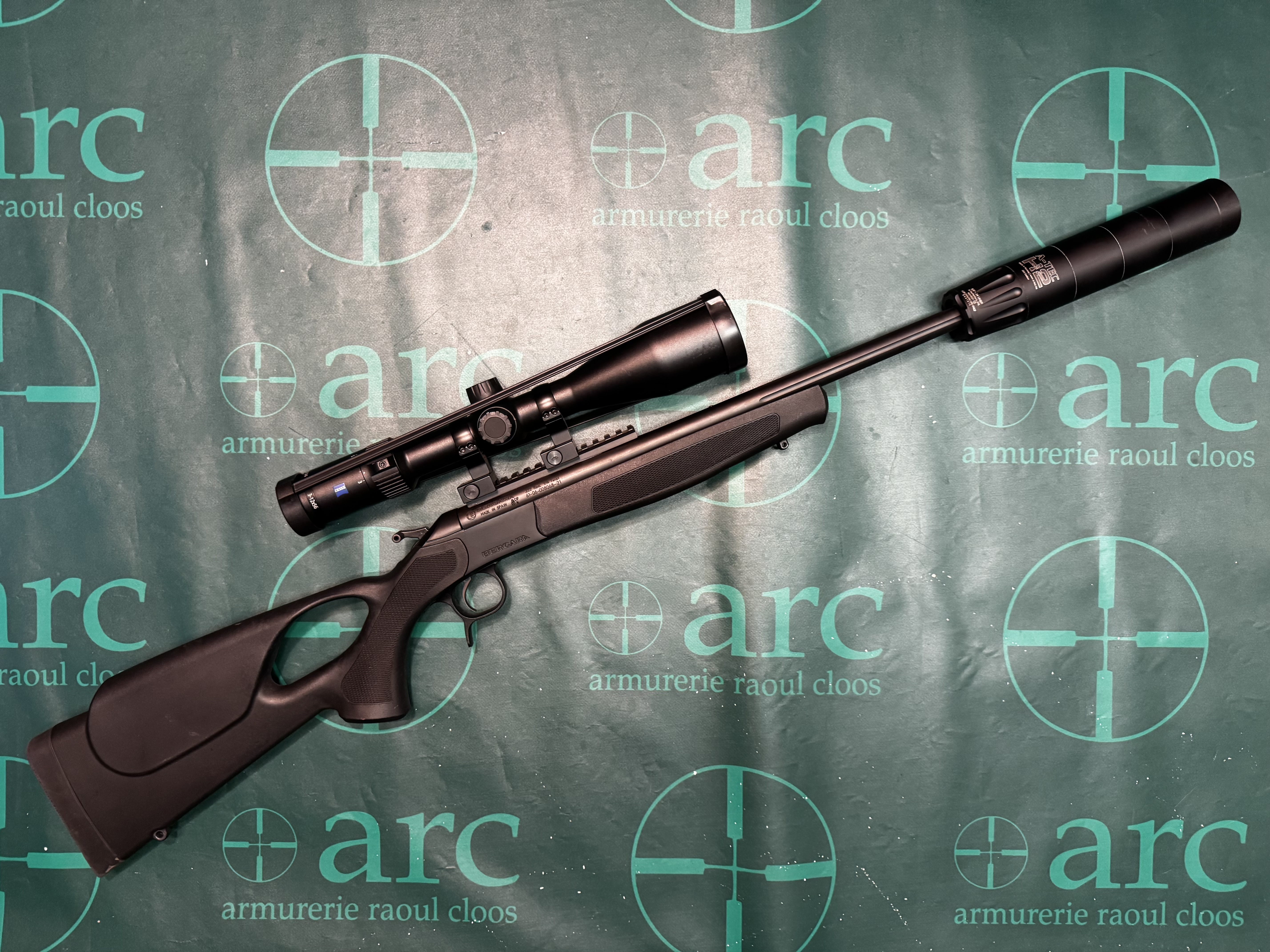 CARABINE BERGARA BA13TD + SILENCIEUX A-TEC H2 + LUNETTE ZEISS CONQUEST V4 3-12X56