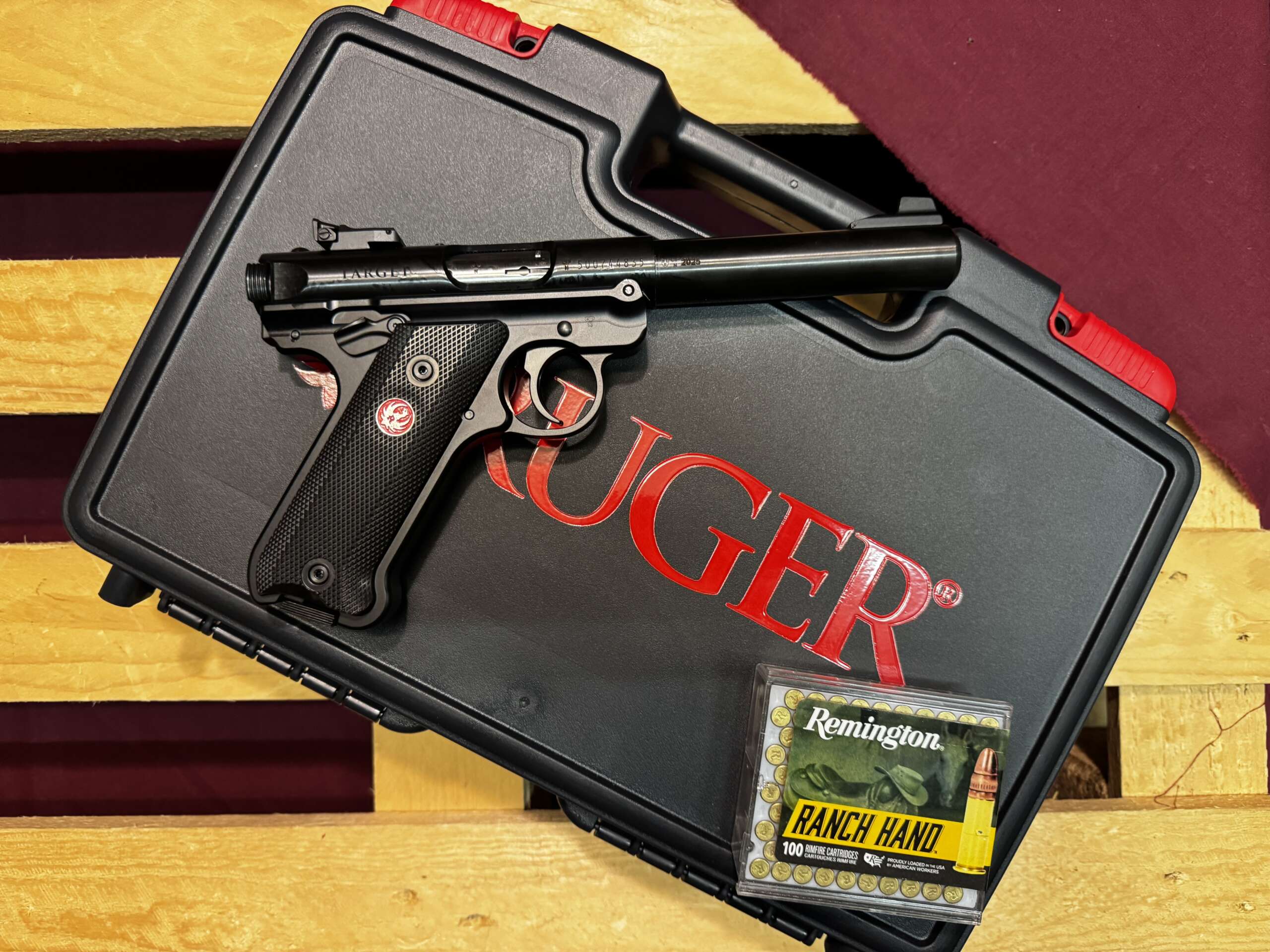 PISTOLET RUGER MARK IV TARGET BLUED