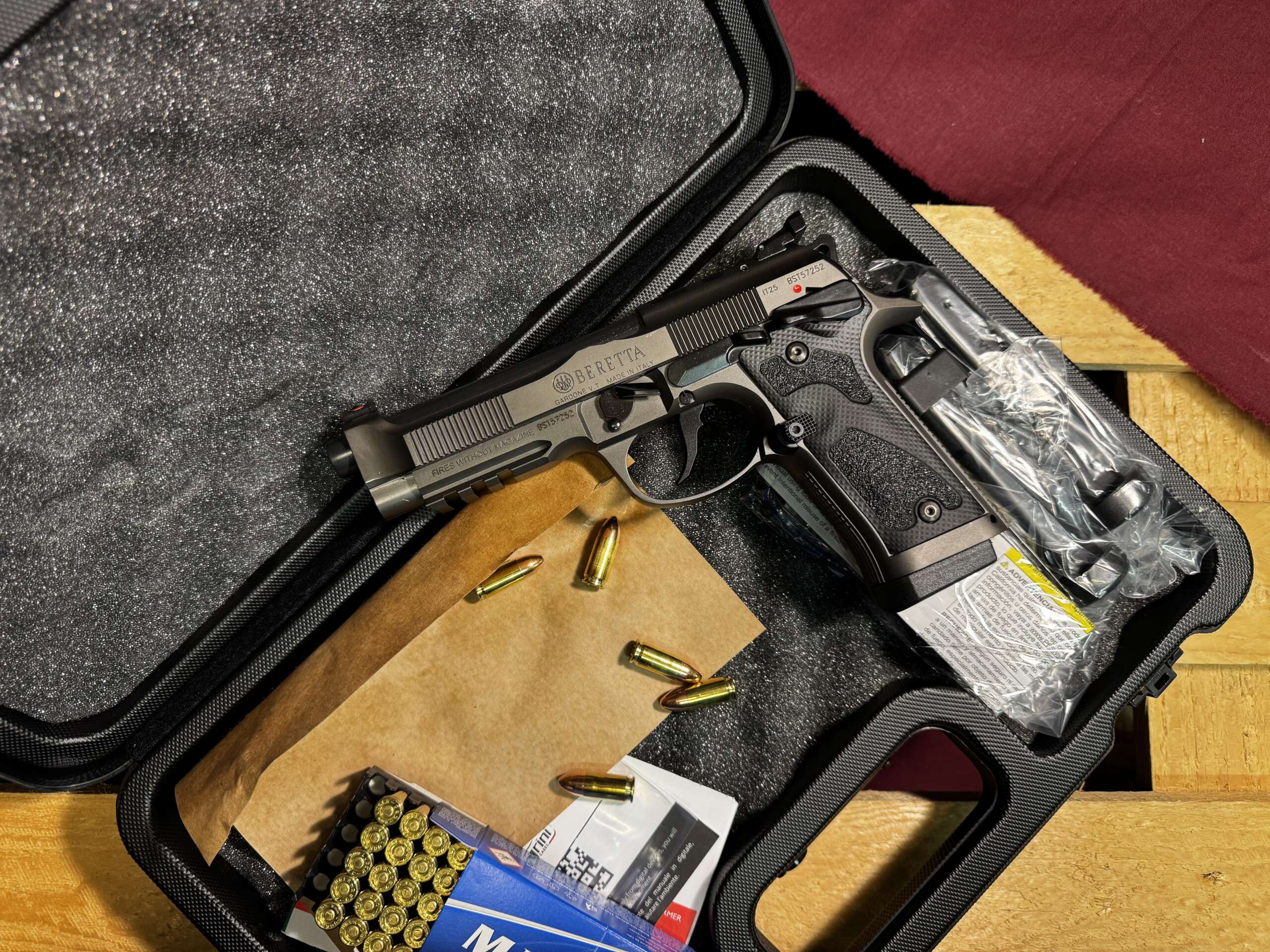 PISTOLET BERETTA 92X DARK SERIES RDO NOIR