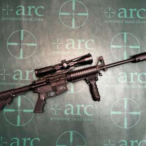 CARABINE SMITH&WESSON M&P 15 + LUNETTE HAWKE 3-9X40 + MONTAGE MONOBLOCK BURRIS + SILENCIEUX A-TEC OPTIMA FLOW 5,56 + T-POD QR