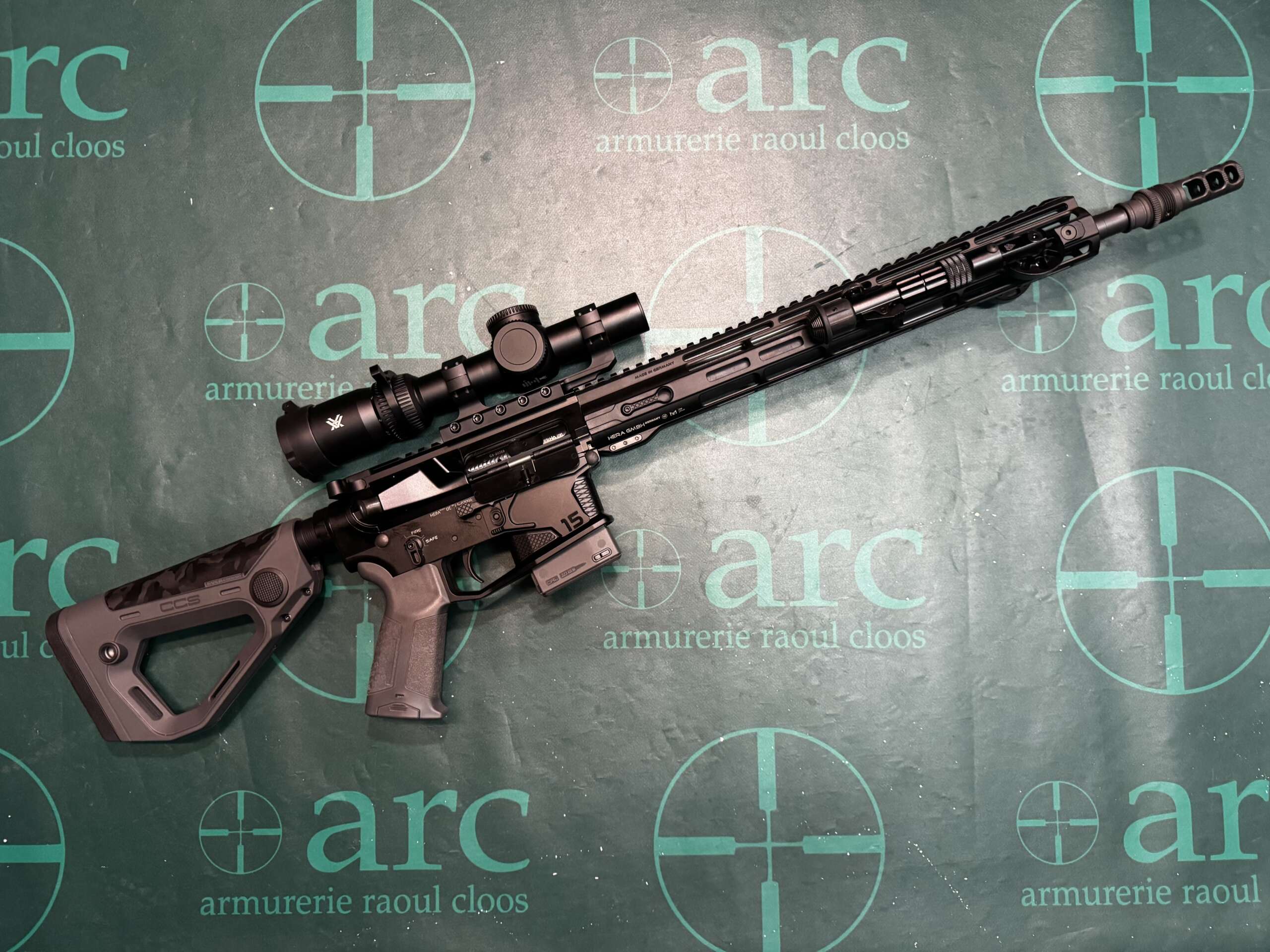 CARABINE HERA ARMS THE 15TH LIMITED EDITION+ VORTEX VENOM 1-6X24 LEUPOLD MONOBLOC MONTAGE + BIPOD UTG
