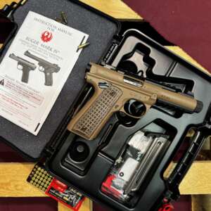 PISTOLET RUGER 22/45 TACTICAL B BROWN CERAKOTE