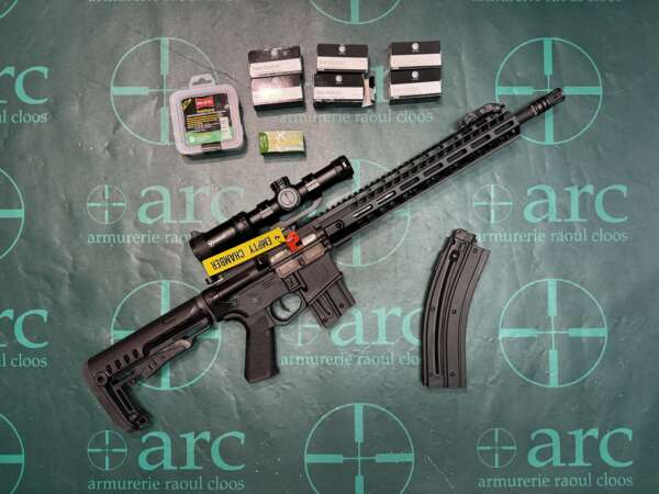 CARABINE HAMMERLI TAC R1 + LUNETTE FIREFIELD RAPIDSTRIKE + CHARGEUR 30COUPS + ACCESSOIRES